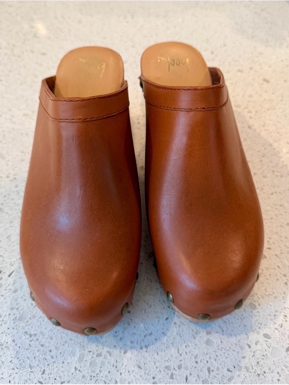 BEEK Woodpecker Studded Leather Clog